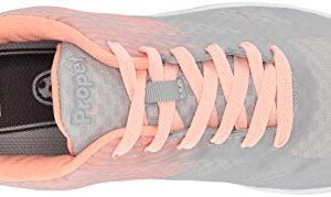 Propét Women's Bailey Shoe, Grey/Peach, 06 D US