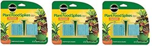 miracle-gro indoor plant food, 48-spikes (3-pack (48 count))