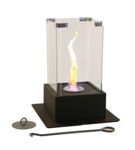 new! wjc shop tornado fireplace - unique dancing twisting flame, both indoor and outdoor use, great for decoration, cozy atmosphere, german design, can put anywhere, table top, easy to set up