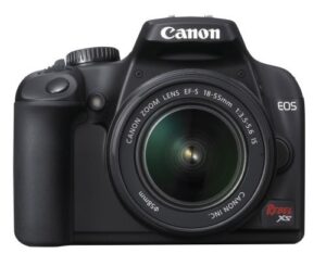 canon rebel xs dslr camera with ef-s 18-55mm f/3.5-5.6 is lens (black) (certified refurbished)