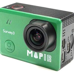 MAPIR Survey3W NDVI Mapping Camera NIR Near Infrared Filter 3.37mm f/2.8 87d No Distortion Wide Angle GPS Touch Screen 2K 12MP HDMI WiFi PWM Trigger Drone Mount