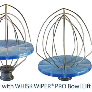 Whisk Wiper® PRO compatible with KitchenAid Bowl-Lift Stand Mixers - Mix Without The Mess - The Ultimate Stand Mixer Accessory - Only Compatible With 6-Wire Whisks (Color: Violet)