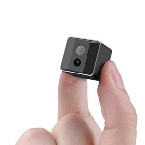 Mini Spy Camera 1080P Cop Cam As Seen On TV- Camera Wireless Hidden -Nanny Cam with Night Vision and Motion Detection-Built-in Battery-No WiFi Needed