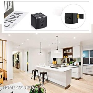 Mini Spy Camera 1080P Cop Cam As Seen On TV- Camera Wireless Hidden -Nanny Cam with Night Vision and Motion Detection-Built-in Battery-No WiFi Needed