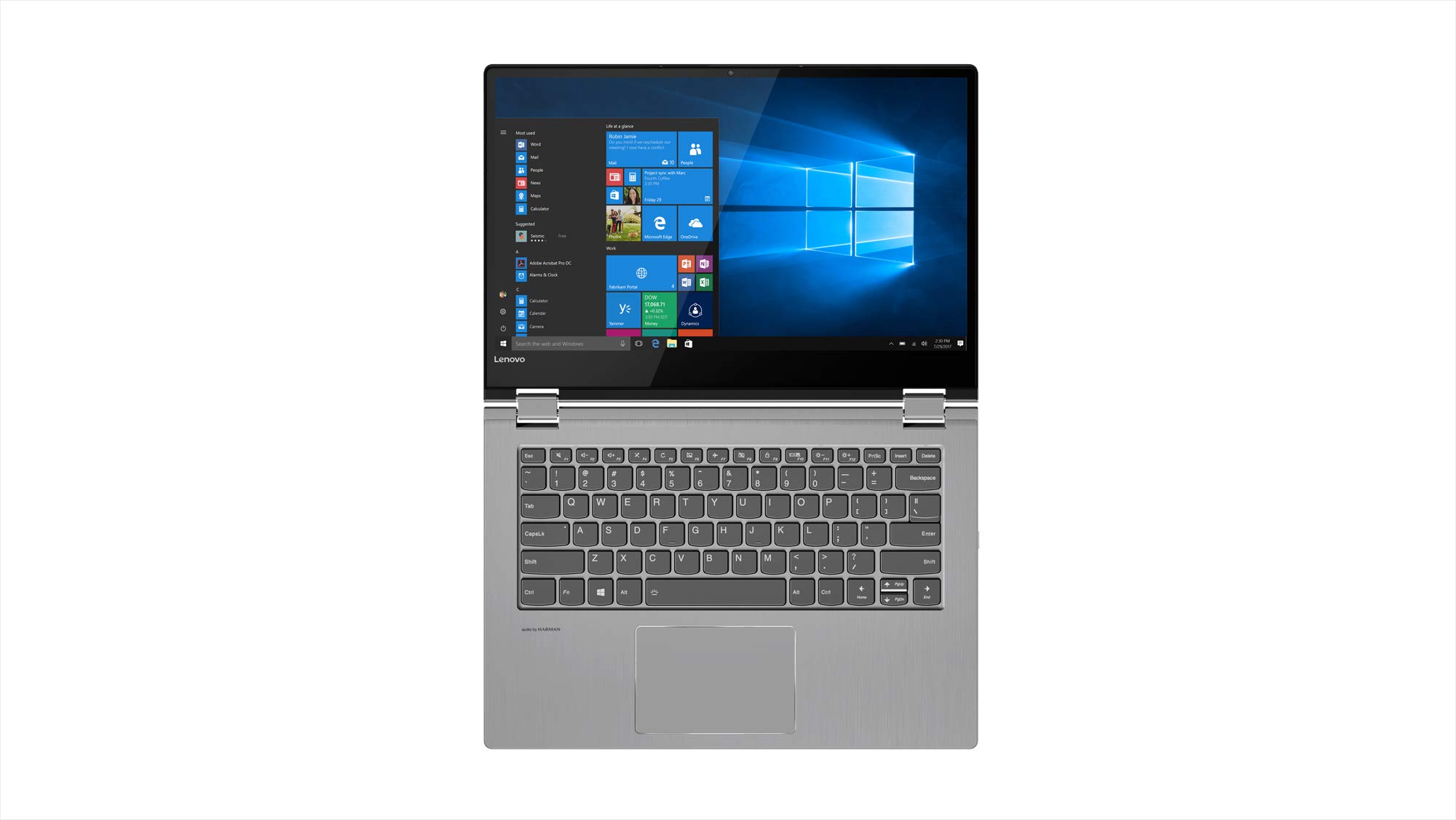 Lenovo Flex 14 2-in-1 Convertible Laptop, 14 Inch HD (1366 x 768) Touchscreen display, AMD Ryzen™ 3 2200U Processor, 4GB DDR4 RAM, 128GB PCIe SSD, Windows 10 Home, 81HA0008US, Black