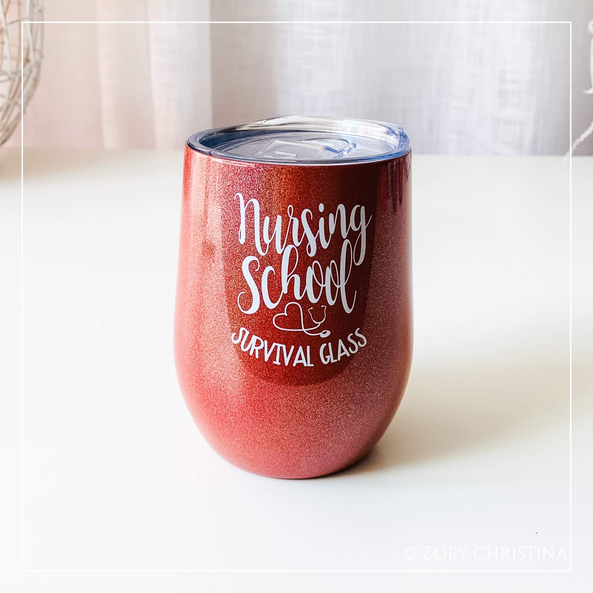 New Nursing Student Gifts for Women Wine Tumbler or Coffee Mug 12oz Nursing School Entrance 0185