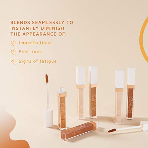 FLOWER Beauty Light Illusion Full Coverage Concealer - Medium Honey (Pack of 1)