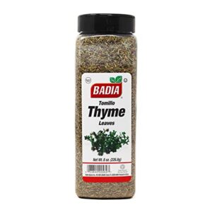 badia 8 oz whole thyme leaves/ tomillo entero gluten free kosher