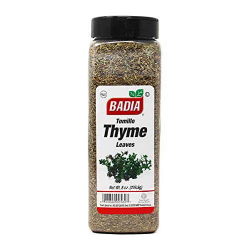 Badia 8 oz Whole Thyme Leaves/ Tomillo Entero Gluten Free Kosher