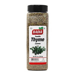 Badia 8 oz Whole Thyme Leaves/ Tomillo Entero Gluten Free Kosher