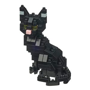 nanoblock - cat breed (black cat) [cats], collection series building kit