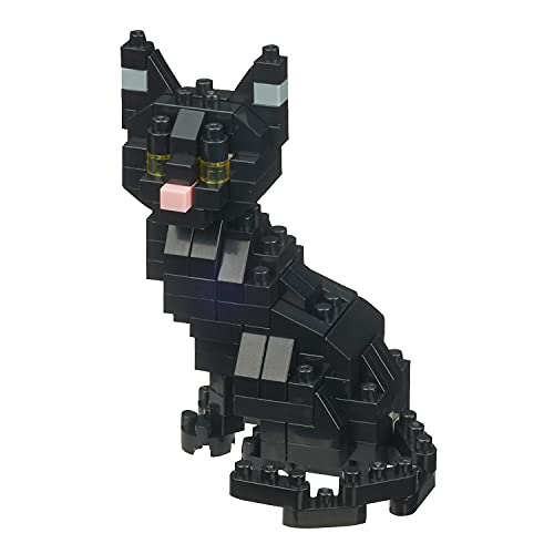 Nanoblock - Cat Breed (Black Cat) [Cats], Collection Series Building Kit