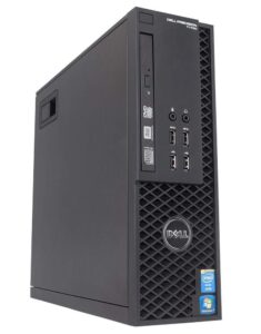 dell precision t1700 business tower workstation pc desktop computer (intel core i3-4150, 16gb ram, 1tb hdd, dvd-rw) windows 10 pro (renewed)