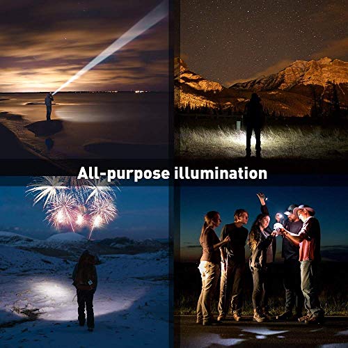 10 Pack Mini Flashlights Small LED Flashlight 300 Lumen Portable Tactical Zoomable Pocket Torch Lantern Adjustable Focus Light for Kids Child Camping Emergency Travel Hiking Torch Light