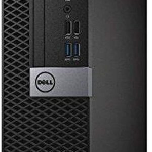 Dell K3T2W OptiPlex 5050 Small Form Factor Desktop, Intel Core i7-6700, 8GB RAM, 256GB SSD, Black (Renewed)