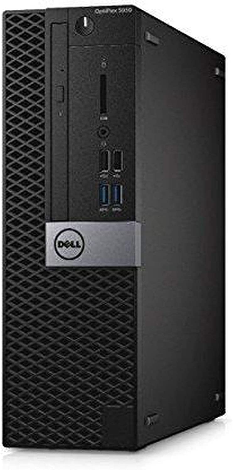Dell K3T2W OptiPlex 5050 Small Form Factor Desktop, Intel Core i7-6700, 8GB RAM, 256GB SSD, Black (Renewed)