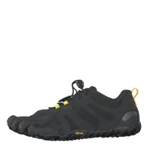 vibram women's v 2.0 trail running shoe, black/yellow, 41 b eu (41 eu/9.0-9.5 m us b eu us)