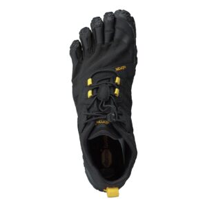 Vibram Women's V 2.0 Trail Running Shoe, Black/Yellow, 41 B EU (41 EU/9.0-9.5 M US B EU US)