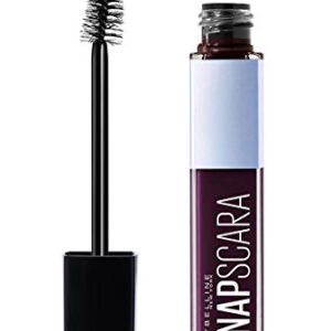 Maybelline New York Snapscara Washable Mascara, Black Cherry, Pack of 1