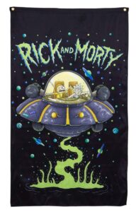 calhoun rick and morty indoor wall banner (30" by 50") (space cruiser)