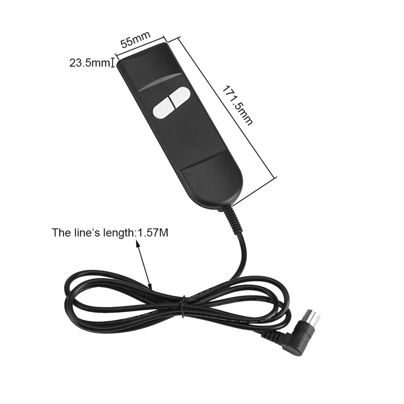 FTVOGUE Electric Recliner Connector Multiple Uses 2 Button 5 Pins Hand Control for Lift Chairs