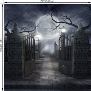 OUYIDA 10X10FT Halloween Theme Pictorial Cloth Customized Photography Backdrop Background Studio Prop TP17C