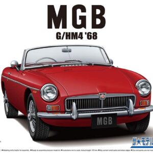 Aoshima BLMC G/HM4 MG-B MK-2 ’68 1:24 Scale Model Kit