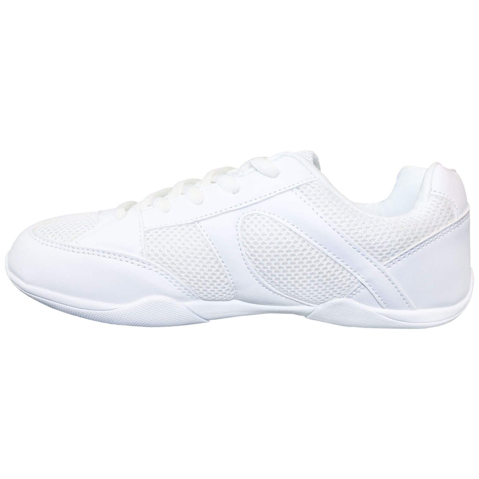 Danzcue Aurora Cheer Shoes, White, 7M