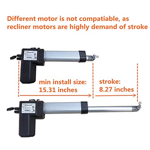 Fromann Model 1.28.000.131.30 Motor Electric Recliner Lift Chair Actuator Okin DeltadriveReplacement