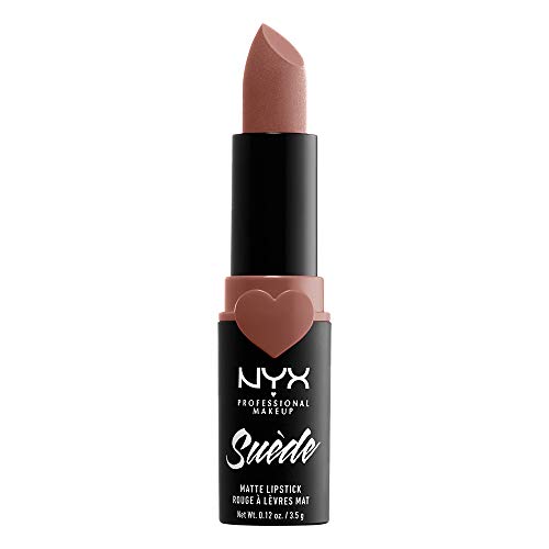 NYX PROFESSIONAL MAKEUP Suede Matte Lipstick, Vegan Formula - Dainty Daze (Soft Pink)