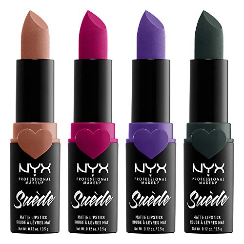 NYX PROFESSIONAL MAKEUP Suede Matte Lipstick, Vegan Formula - Dainty Daze (Soft Pink)