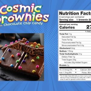 Little Debbie Cosmic Brownies, 6 Individually Wrapped Brownies, 13.1 OZ Box