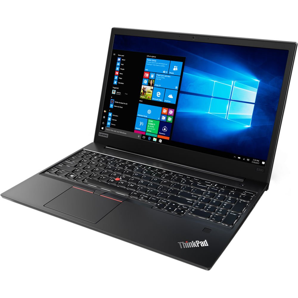 Lenovo ThinkPad E580 15.6 inch High Performance Business Laptop, Intel Core i5 7th Gen, 16GB DDR4, 512GB SSD, DVDRW, WiFi, Gigabit LAN, HDMI, USB C, Fingerprint Reader, Windows 10 Pro, Thin and Light