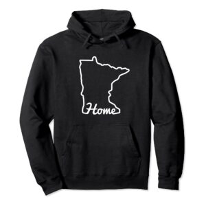 Minnesota Home MN State Map Minnesotan Sweatshirt Hoodie