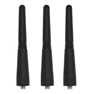 aimtobest uhf antenna compatible for motorola ht750 ht1250 ht1550 pr400 cp200 cp200d ex500 ex600 cp040 p1225 pmae4003a pmae4003 403-470mhz 3.5 inch (3 pack)