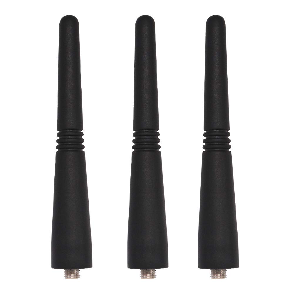 Aimtobest UHF Antenna Compatible for Motorola HT750 HT1250 HT1550 PR400 CP200 CP200D EX500 EX600 CP040 P1225 PMAE4003A PMAE4003 403-470MHz 3.5 Inch (3 Pack)