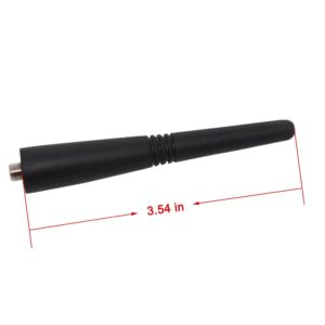 Aimtobest UHF Antenna Compatible for Motorola HT750 HT1250 HT1550 PR400 CP200 CP200D EX500 EX600 CP040 P1225 PMAE4003A PMAE4003 403-470MHz 3.5 Inch (3 Pack)