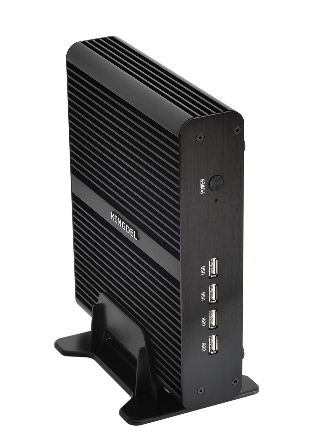 KINGDEL NC860 Fanless Mini PC, Powerful Nettop Computer, Intel i7-8550U 8th Gen. 4 Cores CPU, 16GB DDR4 RAM, 512GB SSD, 4K 4096x2304, HD Port, DP, Metal Case, W-11 Pro