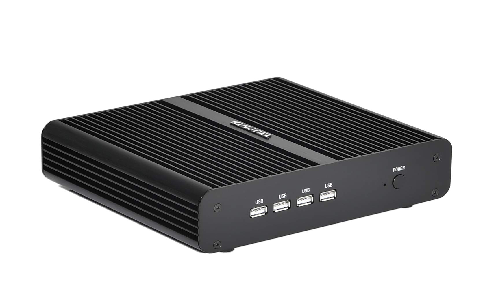 KINGDEL NC860 Fanless Mini PC, Powerful Nettop Computer, Intel i7-8550U 8th Gen. 4 Cores CPU, 16GB DDR4 RAM, 512GB SSD, 4K 4096x2304, HD Port, DP, Metal Case, W-11 Pro