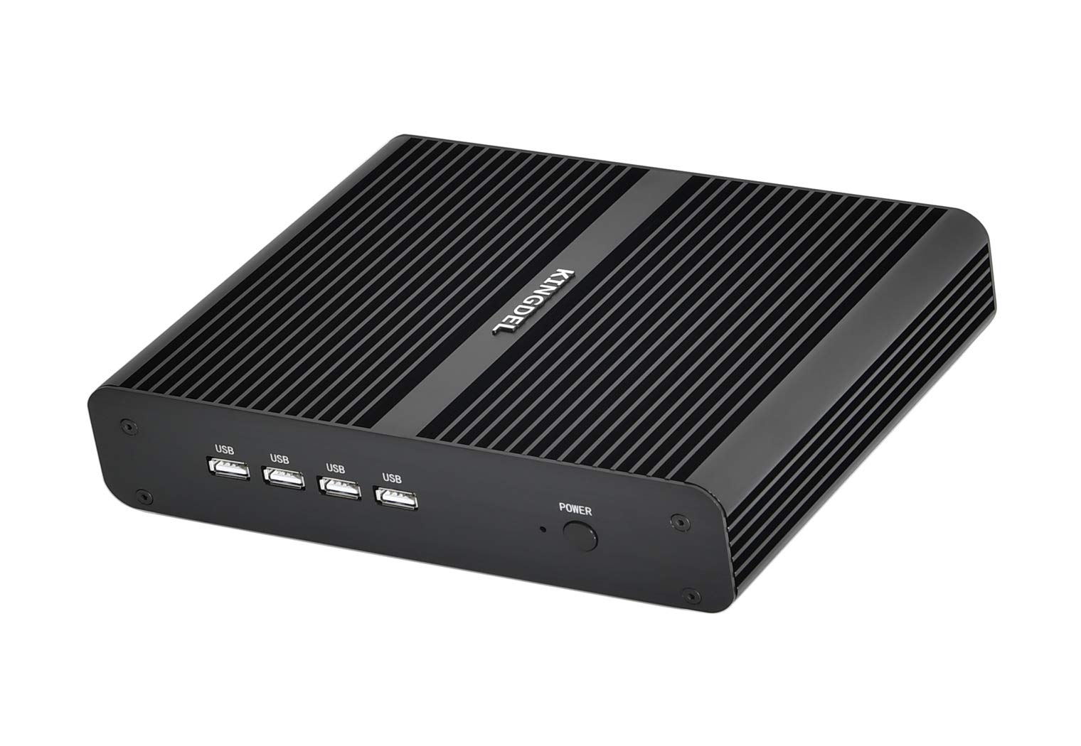 KINGDEL NC860 Fanless Mini PC, Powerful Nettop Computer, Intel i7-8550U 8th Gen. 4 Cores CPU, 16GB DDR4 RAM, 512GB SSD, 4K 4096x2304, HD Port, DP, Metal Case, W-11 Pro