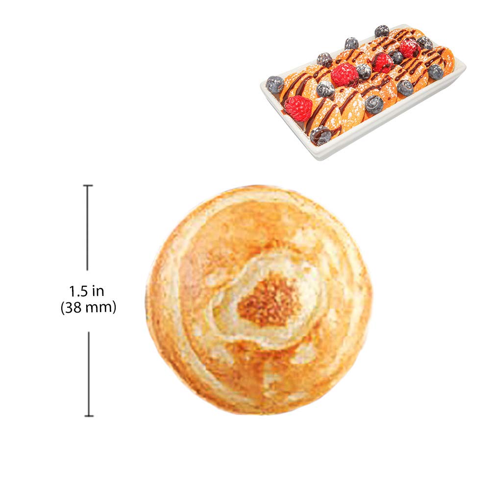 ALDKitchen Mini Dutch Pancake Maker | Electric Poffertjes Iron | Nonstick | 110V (50 Pcs)