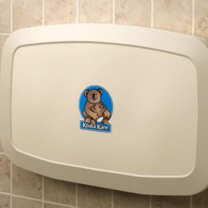 Koala Kare KB20000 Horizontal Baby Changing Station, 35 3/16 x 22 1/4, Cream (KB200-00)