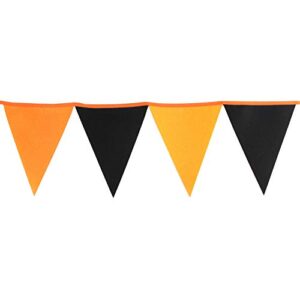 LOVENJOY Felt Black and Orange Banner Graduation Party Decoration