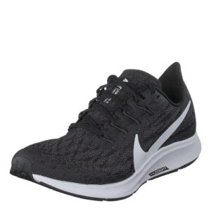 Nike Women's Air Zoom Pegasus 36 Running Shoes, Black/White-thunder Grey, 9.5