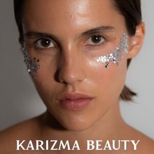 Platinum Biodegradable Chunky Glitter // Karizma Beauty Silver Bio Glitter Eco Glitter Face Glitter Festival Chunky 10g