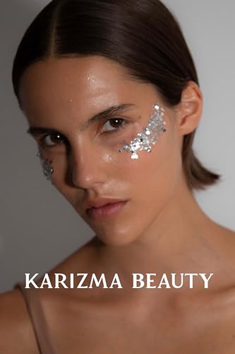 Platinum Biodegradable Chunky Glitter // Karizma Beauty Silver Bio Glitter Eco Glitter Face Glitter Festival Chunky 10g