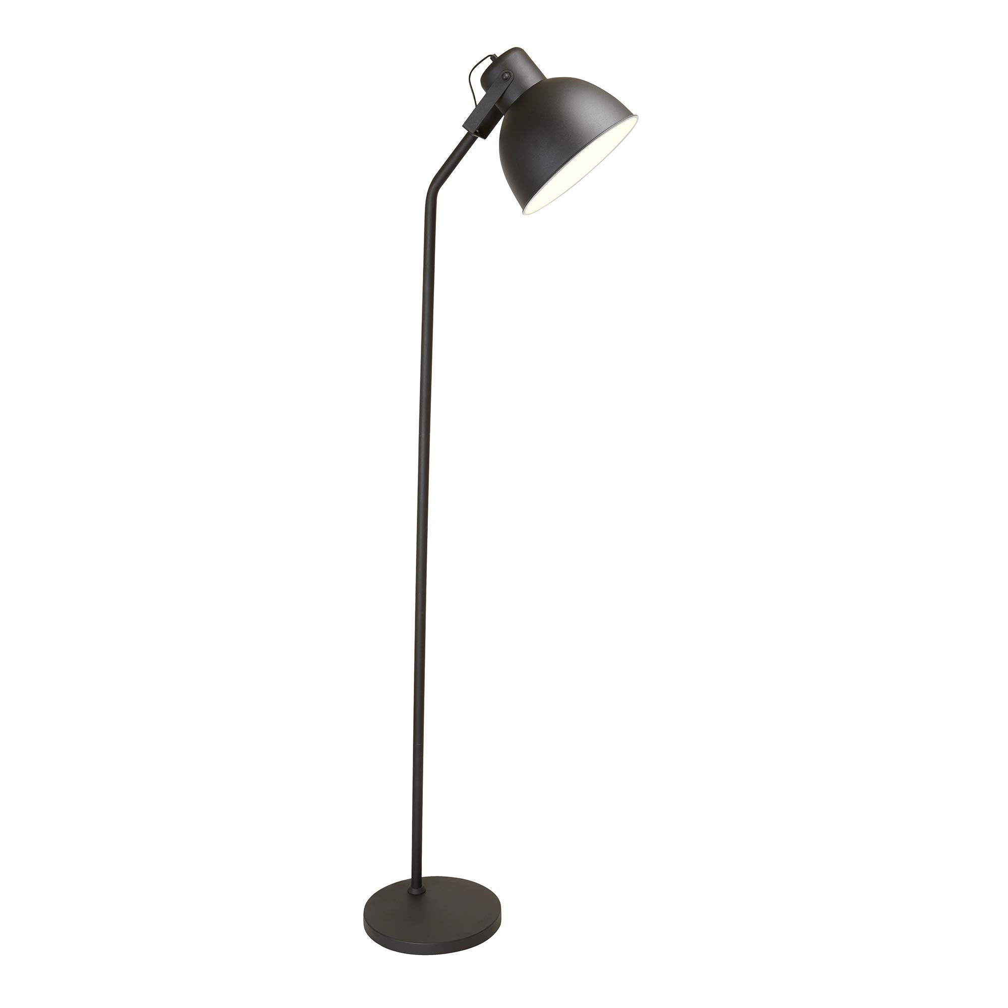 Newhouse Lighting NHFL-VE-BK Vesper Modern Floor Lamp with LED Bulb Included, Black