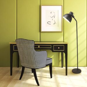 Newhouse Lighting NHFL-VE-BK Vesper Modern Floor Lamp with LED Bulb Included, Black