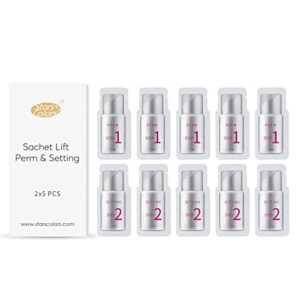 fast perm lash lift kit eyelash perm kit perm&setting lotion (quantity: 2×5 packs)