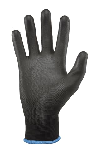 Gorilla Grip Gloves, Max Grip, All Purpose Work Gloves, Slip Resistant, Nylon Shell, Large, 25 Pairs